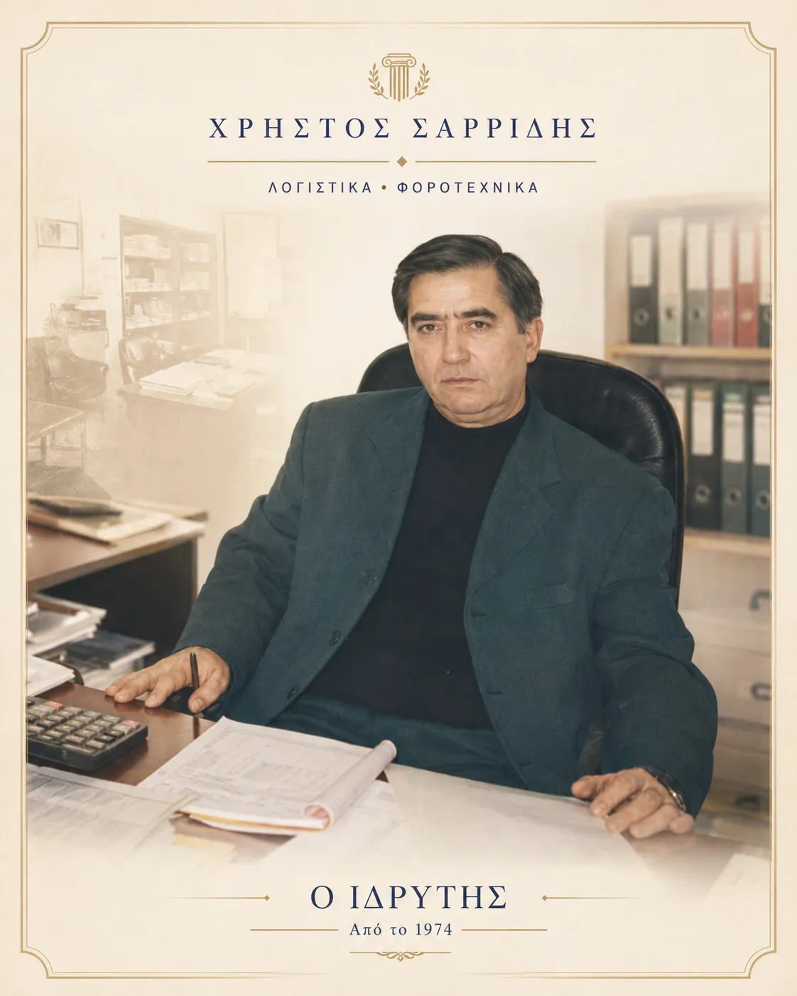Ιδρυτής Χρήστος Σαρρίδης — Λογιστικό Γραφείο Αλεξανδρούπολη